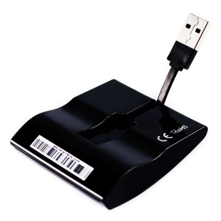 APPROX Lector de tarjetas inteligente y DNI electrónico USB 2.0 Negro APPROX Lector de tarjetas inteligente y DNI electrónico USB 2.0 Negro